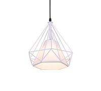 Diamond Shape Elegant Hanging Lights Farmhouse Personalized Chandelier Bohemian Suspensiom Lamp Metal Pendant Lights for Fast Food Restaurants Office Light Bar Coffee Shop