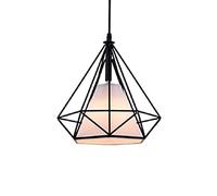 Diamond Shape Elegant Hanging Lights Farmhouse Personalized Chandelier Bohemian Suspensiom Lamp Metal Pendant Lights for Fast Food Restaurants Office Light Bar Coffee Shop