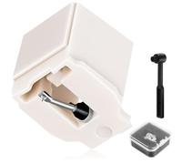 Diamond Stylus - Puntina di ricambio per giradischi ATN3600L, con pennello, per Audio Technica AT-LP60X/AT3600L/AT-LP2D, pennino capacitivo incluso