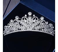 Diamond Tiara Charm Bridal Tiara Crown Cristallina Cristallo Rinestone da donna Bose per capelli fatti a mano Brides Diadem Pageant Party Crowns