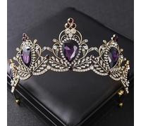 Diamond Tiara Crystal Crowns and Tiaras vintage Rhinestone Prom Crown Crown Tiara Diadem per le donne Accessori per capelli per sposi gioielli