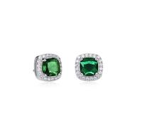 Diamond Treats Orecchini da donna in argento Sterling 925, con pietre blu, rosso, verde o bianco, Taglia unica, Argento sterling, Nessuna pietra preziosa