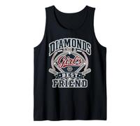 Diamonds Are A Girl's Best Friend Baseball & Softball Canotta