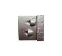 Diamwood - Segmento di levigatura diamantato con PCD, 3 segmenti, diametro 125 mm, spessore 10 mm, rotazione dritta, compatibile con Husqvarna, per colla, sigillante, bitume, resina epossidica