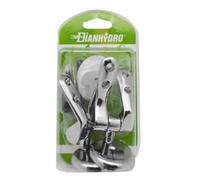 Dian CERNIERE IN ACCIAIO MODELLO AD ESPANSIONE PER SEDILI IN LEGNO BLISTER - Cromate