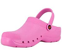 DIAN Eva Ultralight Clog, Anti-Bacterial, Latex, Monocoque, Anatomical And Non-Slip, OB+SRC+E, Pink
