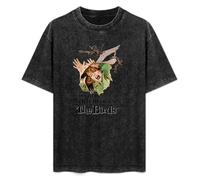 DIAN PIN KE Alfred Hitchcock The Birds Poster Retro Vintage Hipster Men's Summer Casual Wash Tee Tops Size 3XL