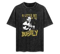 DIAN PIN KE Chris Jericho A Little Bit of The Bubbly Vintage Washed Tee Unisex Short Sleeve Size L