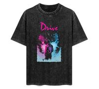 DIAN PIN KE Drive Movie Poster 2011 Ryan Gosling Cotton Men's Summer Casual Wash Tee Tops Size L