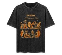 DIAN PIN KE Genesis A Trick of The Tail 1976 Vintage Short Sleeve Men Women T-Shirts Washed Cotton Size S