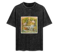 DIAN PIN KE Genesis Band Selling England The Pound Album Vintage Short Sleeve Men Women T-Shirts Washed Cotton Size S