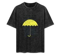 DIAN PIN KE How I Met Your Mother Life Lessons Vintage Washed Tee Unisex Short Sleeve Size L