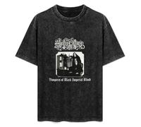 DIAN PIN KE Mutiilation Vampires of Black Imperial Blood Vintage Short Sleeve Men Women T-Shirts Washed Cotton Size M