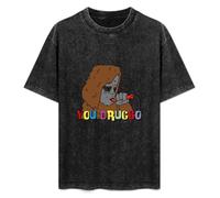 DIAN PIN KE Sassy You Druggo Sasquatch The Big LEZ Show Men's Women's Short Sleeve Soft Washed Cotton T-Shirt Size L