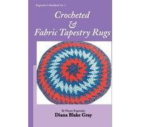 Diana Blake Gray Crocheted and Fabric Tapestry Rugs (Tascabile)