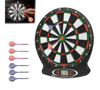 Diana elettroniche Surplex per adulti e bambini con display LED digitale e freccette con punta morbida, gioco di diana elettronica con punteggio automatico e 28 giochi, 159 modalità, adatto per feste