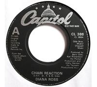 DIANA ROSS - chain reaction 45 rpm single