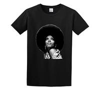 Diana Ross - The Boss - Afro Upside Down I'm Coming out Disco Soul Unisex 100% Cotton Short-Sleeve T-Shirts Black XXXL