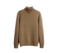 Diana Studio, Dolce Vita in Maglia Taupe Uomo, 100% Cotone, Maniche Lunghe, Taglia S, Regular Fit