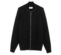 Diana Studio - Giacca con Zip in 100% Lana Merino, Uomo, Maniche Lunghe, Nero, Taglia S