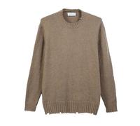 Diana Studio - Girocollo Garzato in Alpaca, Grigio Fango, Uomo, Maniche Lunghe, Taglia M, Regular Fit