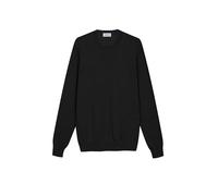 Diana Studio - Girocollo in 100% Lino, Uomo, Maniche Lunghe, Casual Fit, S, Nero