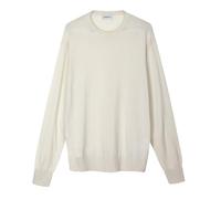 Diana Studio Girocollo in Lana Merino Extrafine e Cotone Organico Pullover, Crema, M Uomo