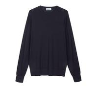 Diana Studio Girocollo in Lana Merino Extrafine e Cotone Organico Pullover, Dark Grey, XL Uomo