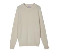 Diana Studio Girocollo in Maglia Boxy Maglione, Bianco, S Uomo