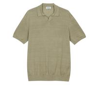 Diana Studio Polo in 100% Lino Maglia, Beige, XL Uomo