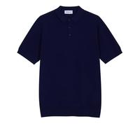 Diana Studio Polo in Cotone Fresco, Blue Navy, S Uomo
