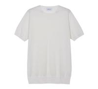 Diana Studio T-Shirt in 100% Lino Maglia, Bianco, S Uomo