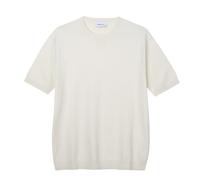 Diana Studio, T-Shirt in Maglia - Uomo, Cotone, Maniche corte, Casual Fit, Bianco Ecru, XXL