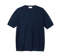 Diana Studio, T-Shirt in Maglia - Uomo, Cotone, Maniche corte, Casual Fit, Blue Navy, S