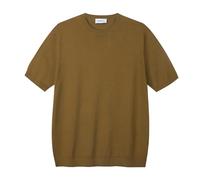 Diana Studio, T-Shirt in Maglia - Uomo, Cotone, Maniche corte, Casual Fit, Verde/Military, S