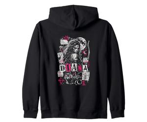 Diana Veni Vidi Cacciavi Moon Huntress Dea Felpa con Cappuccio