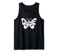 Diane Butterfly - Personalizzato Carino Nome Word Art Canotta