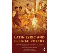 Diane J. Rayor Latin Lyric and Elegiac Poetry (Tascabile)