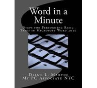 Diane L Martin Word in a Minute (Tascabile)