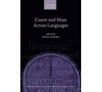 Diane Massam Count and Mass Across Languages (Tascabile)