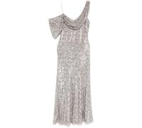 Diane Von Furstenberg - Abito con Paillettes e Stampa Leopardata - -Dresses -Donna -Grigio -S