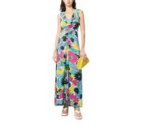 Diane Von Furstenberg, ,Dresses ,Donna ,Multicolore ,S Sean Abito Maxi a Stampa Floreale in Maglia Stretch con Volant