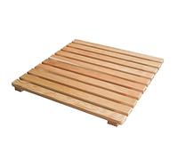 DianHydro 111-214 Pedana Doccia in Legno Quadrata cm 57x57