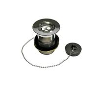 Dianhydro 370-X41-07 Piletta per Bidet-lavabo con Troppo Pieno Senza Codolo Lux 1" 1/4, Multicolore