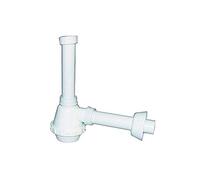 Dianhydro 371-310 Sifone PVC 1 Via Senza piletta per Inox 1" 1/2 x40mm, Multicolore