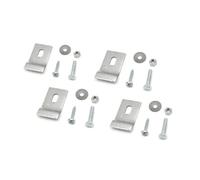 Dianhydro Attacco per lavabo sottopiano Fissaggio Sostegni in Acciaio inossidabile M6 Brugola Argento