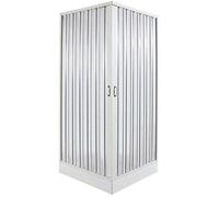 Dianhydro BOX DOCCIA 2 LATI A SOFFIETTO RIDUCIBILE MOD. ROSY - cm. 90 x 90