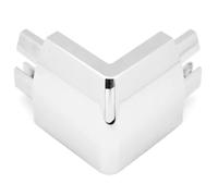 Dianhydro Cabina Doccia Minimalista Argento Vetro Temperato
