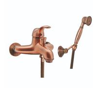 DianHydro Class gruppo vasca rubinetto monocomando con doccetta duplex ramato