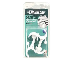 Dianhydro COPPIA GANCI PER TERMOARREDO SCATTO Bianco